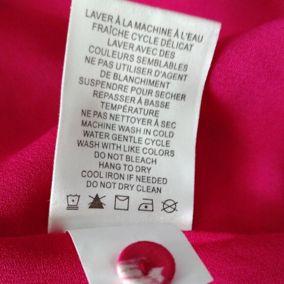 Pinkish Red Floral Smocked Dress - Picture 10 of 11